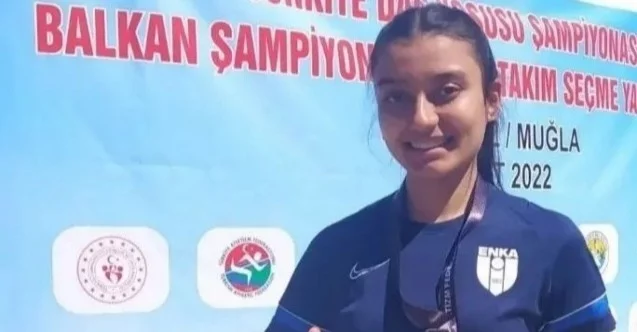 Simavlı milli atlet Sıla Ata, Balkan Şampiyonu oldu