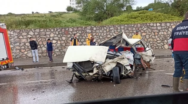 Sinop’ta Trafik Kazası: 1 Ölü