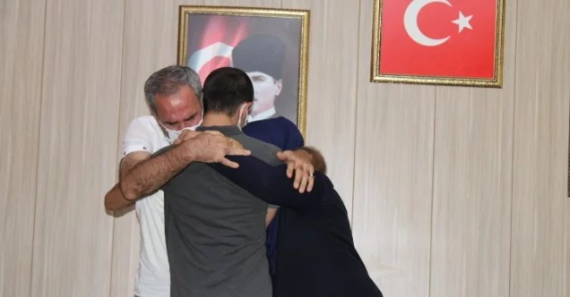 Şırnak’ta teslim olan terörist Mardin’de ailesiyle buluştu