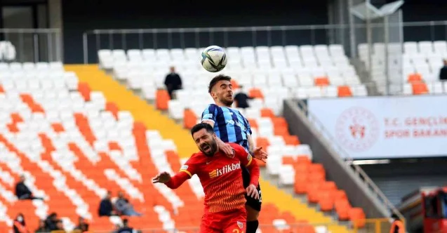 Spor Toto Süper Lig: Adana Demirspor: 1 - Kayserispor: 0 (İlk yarı)