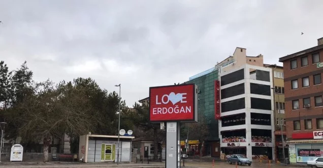 ’Stop Erdoğan’ skandalına Kırıkkale’den ’Love Erdoğan’ yanıtı