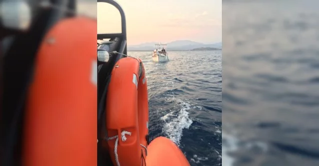 Sürüklenen teknedeki 5 kişi kurtarıldı