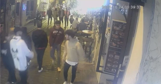 Taksim’de genç kızı felç eden öldüresiye dayak kamerada