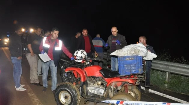 Tekirdağ’da ATV aracı devrildi: 1 ölü