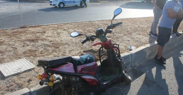 Tekirdağ’da elektrikli motosiklet ile otomobil çarpıştı: 1 yaralı