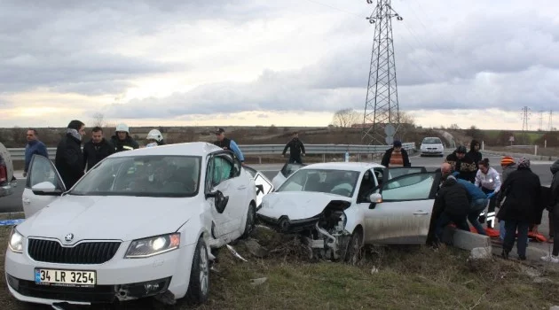 Tekirdağ’da Trafik Kazası: 8 Yaralı