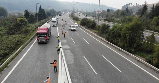 TEM Otoyolu Bolu Dağı Tüneli yeniden trafiğe kapatıldı