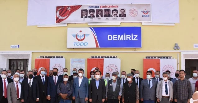 Terör örgütü PKK’nın şehit ettiği 6 TCDD personeli ile 2 sivil vatandaş anıldı