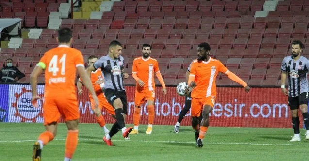 TFF 1. Lig: Balıkesirspor: 0 - Adanaspor: 2 (İlk yarı)