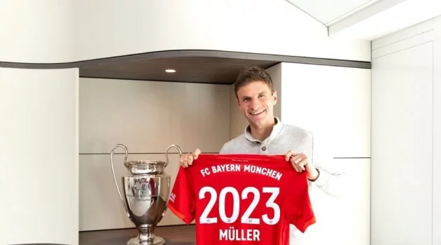 Thomas Müller, 2023’e kadar Bayern Münih’te