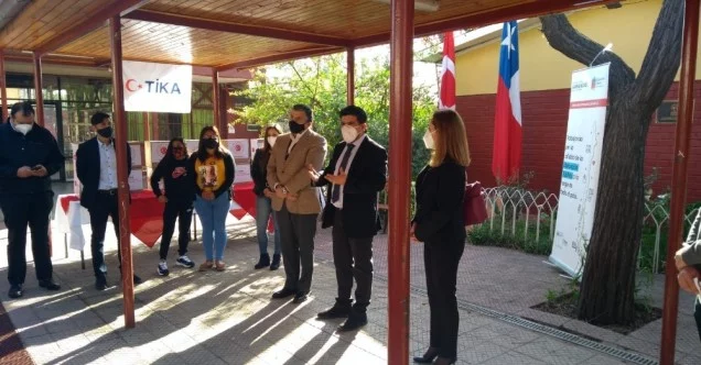 TİKA’dan Şili’deki Mustafa Kemal Atatürk İlköğretim Okulu öğrencilerine Covid-19 yardımı