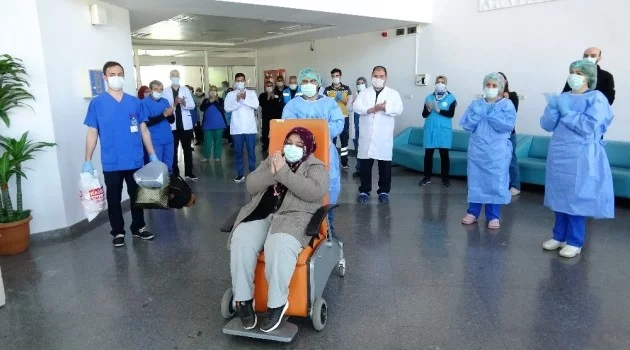 Tokat’ta korona virüsü yenen 41’inci hasta taburcu edildi