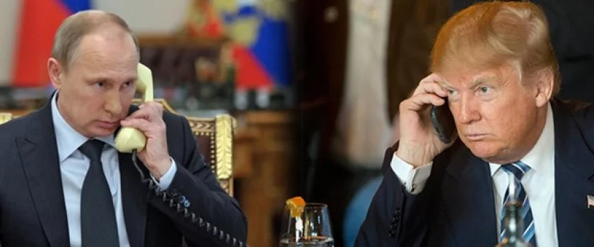 Trump ve Putin 1 saatlik telefon görüşmesi yaptı
