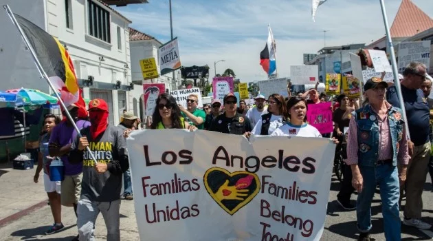 Trump’ın göçmen karşıtı politikası protesto edildi