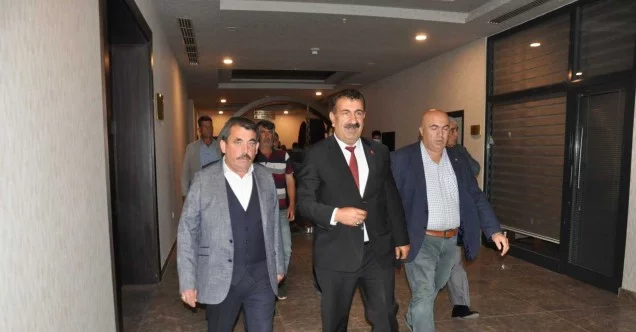 TÜDKİYEB Genel Başkanı Çelik, Karaman’da birlik başkanlarıyla bir araya geldi