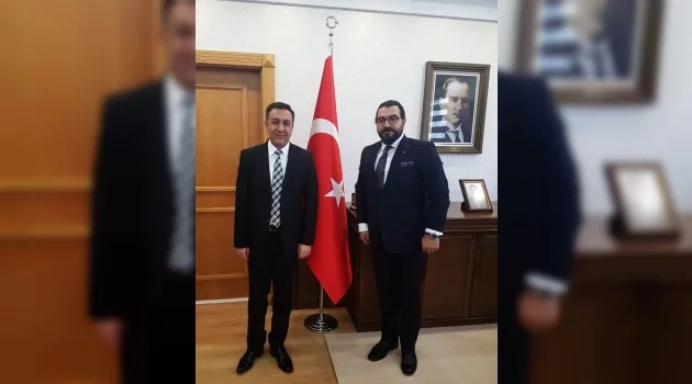 TÜMBİFED Genel Başkanı Cemil Bilge,Milli Savunma Bakan Yardımcısı Muhsin Dere’yi ziyaret etti