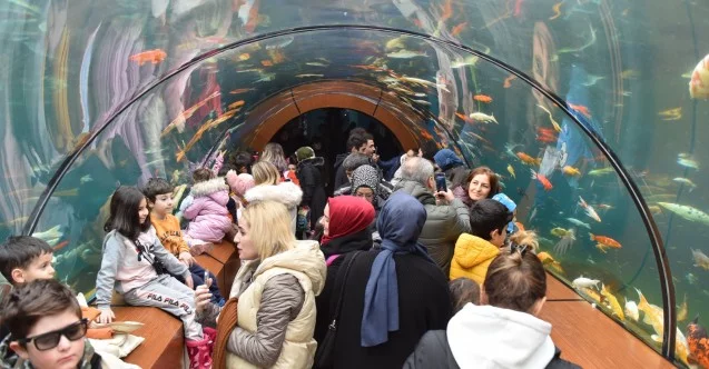 Tünel Akvaryuma 10 günde 40 bin ziyaretçi