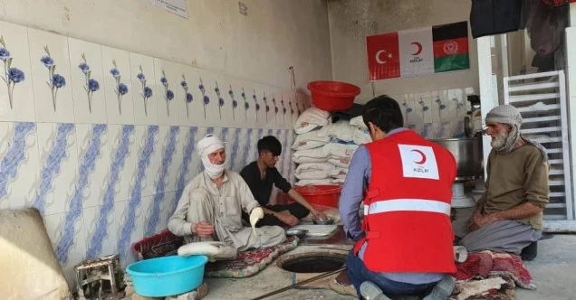 Türk Kızılay’dan Afganistan’daki iç göçmenlere destek
