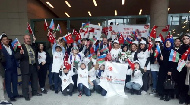 Türk şehit çocukları, Azerbaycanlı şehit çocuklarını karşıladı