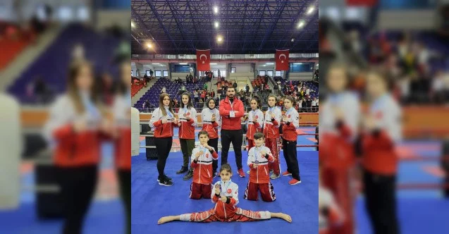 Türkiye Şampiyonası’nda Kesgin Spor Kulübü’nden dokuz madalya