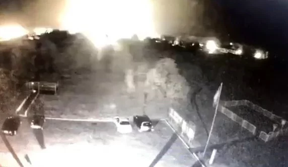 Ukrayna’da askeri uçağın düşme anına ait görüntüler ortaya çıktı