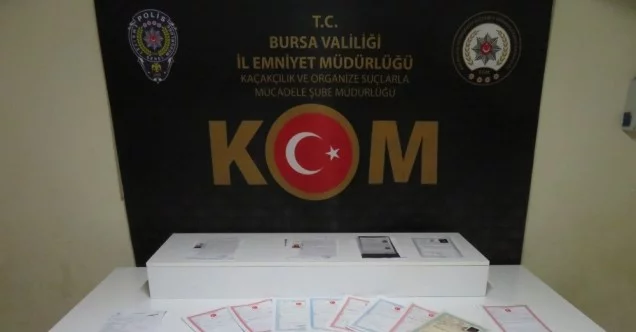 Bursa merkezli dolandırıcı operasyonu: 16 gözaltı