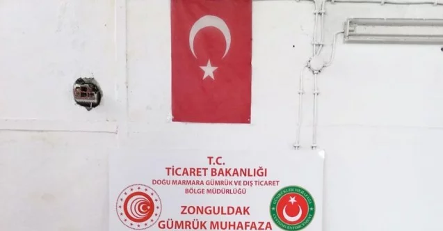 Zonguldak’ta 3 bin 40 paket kaçak sigara yakalandı